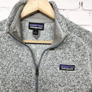 Patagonia Better Sweater Fleece Full Zip Lightweight Gray Jacket Sz S